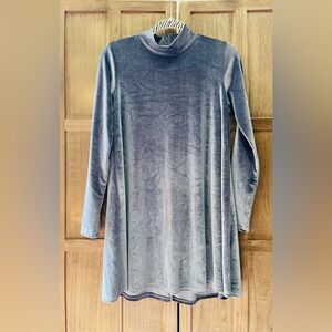 EUC Beautiful velour long sleeve dress.